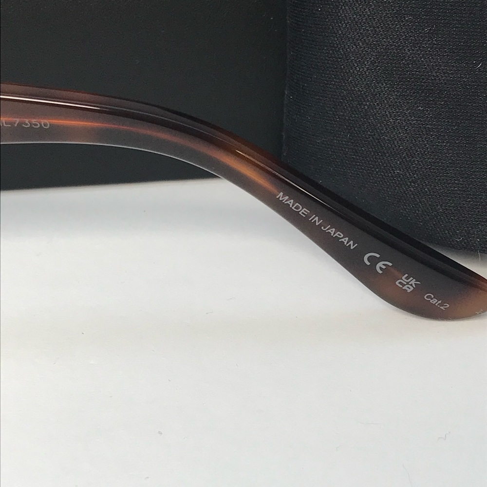 New Authentic Saint Laurent SLM8 Cat Eye Havana Brown Frame/grey Lenses Sunglass - Picture 12 of 15